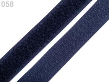 Klettband Breite 20mm Pariser Blau